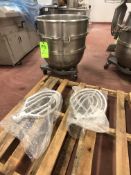 HOBART MIXING BOWL 140 QT AND TWO NEW BEATER ATTACHMENTS