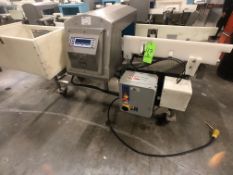 LOMA IQ3 CONVEYORIZED METAL DETECTOR W/ PRODUCT REJECT STATION, MOUNTED ON CASTERSAPPX DIM. OF