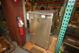 S/S Pasta Machine Change Parts Cabinet, Overall Dims.: Aprox. 36