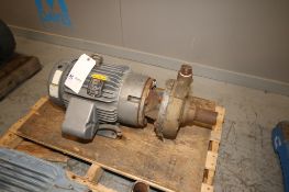 15 hp Centrifugal Pump, M/N SMP 3000, S/N 1087/6118, Size 1.5/7 15-4-C,