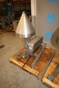 Unifiller S/S Depositor, M/N Universal 1000i, with S/S Infeed Funnel, Mounted on S/S Portable