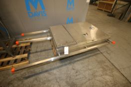 ECOLAB S/S Solonoid Control Panel, Mounted on S/S Legs, Overall Dims.: Aprox. 95