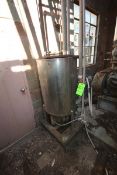 Aprox. 85 Gal. S/S Tank, Tank Dims.: Aprox. 24
