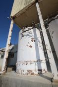 Mueller Aprox. 6,500 Gal. S/S Vertical Crystallizer, S/N 131825-1, Tank Dims.: Aprox. 9' Dia. x