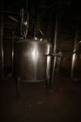 Aprox. 450 Gal. S/S Tank, Approximately 450 Gallon, Tank Dims.: Aprox. 56