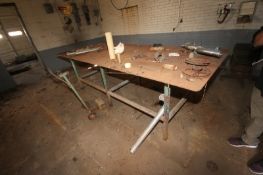 Metal Welding Table, Overall Dims.: Aprox. 4' x 10' (LOCATED IN Muenster, TX)