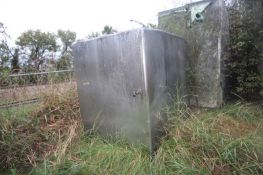 Chester Jenson 2-Compartment 2,000 Gal. S/S Tank, Tank Dims.: Aprox. 60