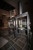 Dual Air Operated Dewatering Cheese Press (LOCATED IN Muenster, TX)