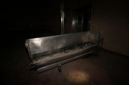 S/S Curd Mixer, S/S Trough Dims.: Aprox. 9