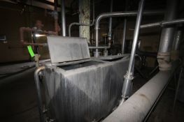 Dual Compartment Aprox. 200 Gal. S/S Tank, Each Compartment Dims.: Aprox. 36