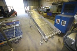 S/S Mesh Incline Conveyor, with Aprox. 24