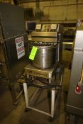 Champion S/S Dough Mixer, with S/S Dough Hook Attachment, Mounted on S/S Portable Cart (LOCATED IN