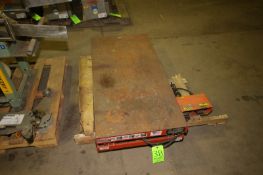 Lee 3,000 lb. Cap. Scissor Lift, M/N XL36-30, S/N 123792, with Aprox. 48-1/2