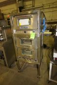 Bakers Pride S/S Triple Deck Oven, Mounted on Portable Frame (LOCATED IN MEDFORD, WI) (Rigging,