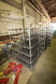 6-Shelf S/S Portable Bakery Racks, Overall Dims.: Aprox. 50