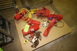 Coffing Electric Hoists, M/N EMC-500, 115 Volts, 1 Phase, with Hoist & Chain (LOCATED IN MEDFORD,