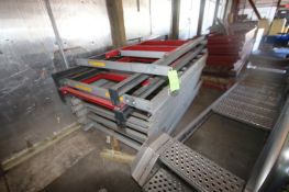 Assorted Pallet Racking Uprights, Overall Length: Aprox. 116