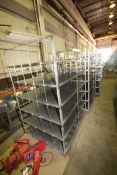 6-Shelf S/S Portable Bakery Racks, Overall Dims.: Aprox. 50