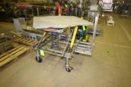 300 lb. Capacity Portable Scissor Lift Table, with Aprox. 48