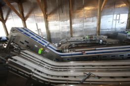 Fore Front Dual Lane S/S Conveyor, with Aprox. 12