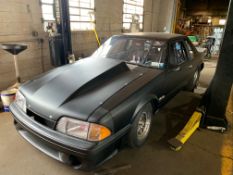 1989 Mustang Drag Car, Twin Turbo (Borg Warner), 364 CI, Boss 302 Block, 7 Second Car
