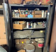 Lot-2-Door Cabinet with Paint and Maintenance Contents