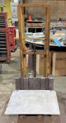No Name Approximately 1,000-Lbs. Capacity Portable Foot Operated Hydraulic Lift Cart