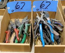 Lot-Snips and Pliers in (2) Boxes