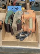 Chicago Electric 4: Hand Held Electric Belt Sander with Supply in (1) Box