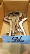 Lot-(3) Pairs Vise Grip Welding Clamps in (1) Box