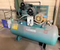 FS Curtis 10-HP Horizontal Tank Mounted Air Compressor with Beko