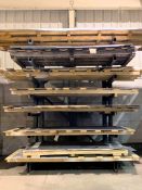 7 Tier Cantilever Steel Stock Rack, (Contents Not Included), (Not to Be Removed Until Empty)