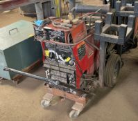 Lincoln 250 G9 Pro, Gas Powered 250-Amp Capacity AC/DC Tig Welder, S/n A1195060, with Leads