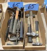 Lot-Ball Peen, Claw and Slag Hammers in (2) Boxes