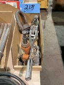 Lot-2 Ton Bottle Jack, Swivel Die Ring, and Com-A-Long in (1) Box