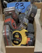 Lot-Tape Measures in (1) Box