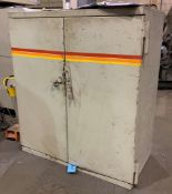 Press Die Cabinet, (Contents Not Included), (Not to Be Removed Until Empty)
