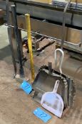 Lot-(1) Prybar, (2) Sledge Hammers and Dust Pans