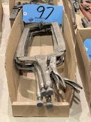 Lot-(4) Pairs Long Vise Grip Welding Clamps in (1) Box