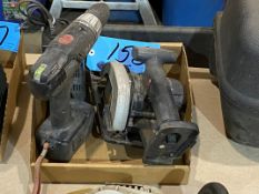 Lot-Craftsman Cordless Saw, Drill, Battery and Charger in (1) Box