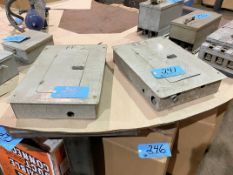 Lot-(2) Siemens Breaker Panel Boxes with Breakers