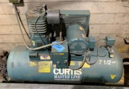 Curtis Master Line, 7 1/2-HP Horizontal Tank Mounted Air Compressor