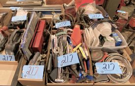 Lot-Asst'd Hand Tools in (7) Boxes