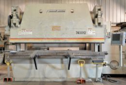 Accurpress 400 Ton x 12' CNC Hydraulic Press Brake, 3-Axis CNC, ETS 3000 Control