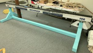 AAE Michigan Adjustable Height x 12' Long Gymnastics Balance Beam