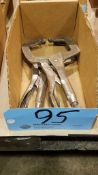 Lot-(2) Pairs Vise Grip Welding Clamps in (1) Box
