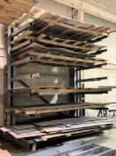 7 Tier Cantilever Steel Stock Rack, (Contents Not Included), (Not to Be Removed Until Empty)