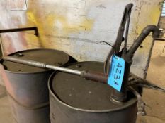 Lot of (2) Barrel Pumps (barrels not included)