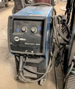 Miller Millermatic 350P, 300-Amp Capacity Wire Feed Mig Welder, S/n MG383036N (2016), with Leads