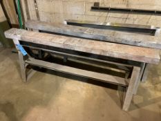 Lot of (3) Steel Saw Horses